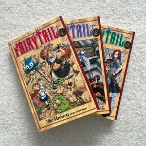 Fairy Tail (Vol. 1, 2, 3) by Hiro Mashima